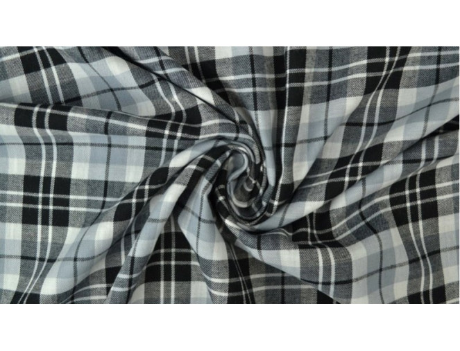 Languotas medvilninis audinys Pilkas