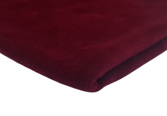Medvilninis veliūras Bordo