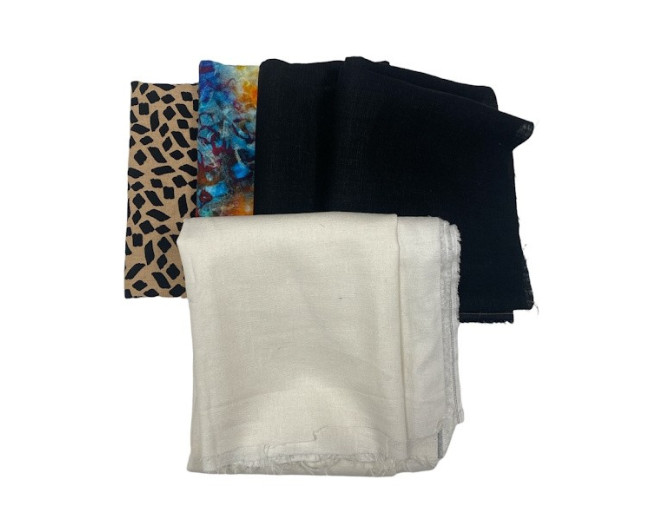 Set of linen remnants No 10