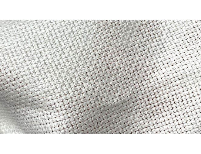 Lininis siuvinėjimo audinys Kanva 14ct Balta pigiau