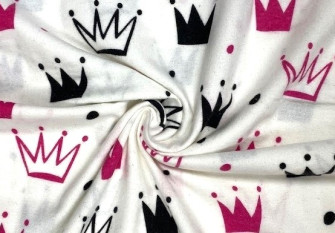 Flannel Pink/Black Crown