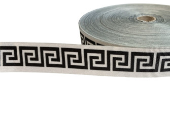 Decorative ribbon 30mm Labyrinth