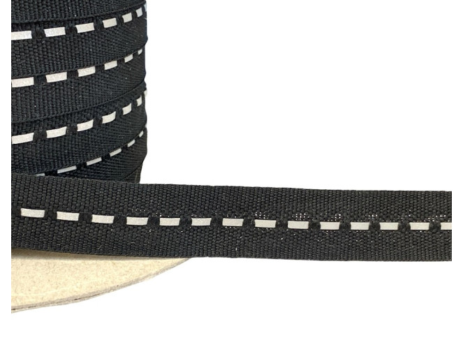 Decorative tape with reflective thread 15mm