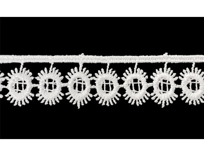 Nėrinys 16mm Baltas