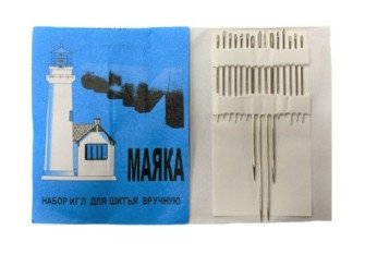 Sewing needles for sewing by hand