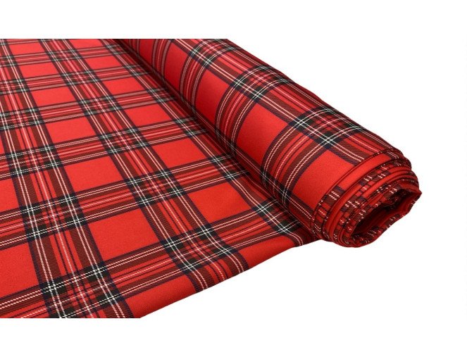 Checkered Barbie (Marchiano) fabric Red pigiau