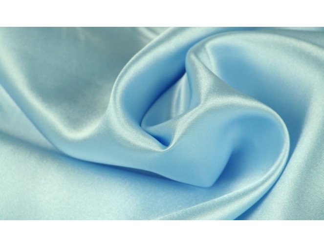 Satin fabric - satin Baby blue