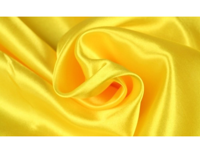 Satin fabric - satin Yellow