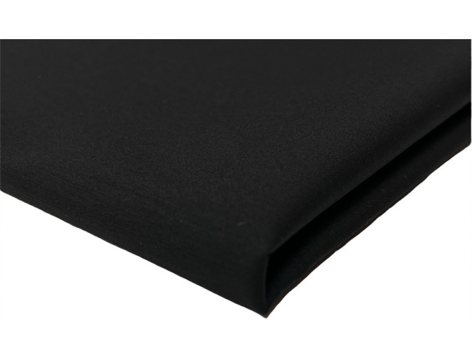 Medvilnė su elastanu Juoda