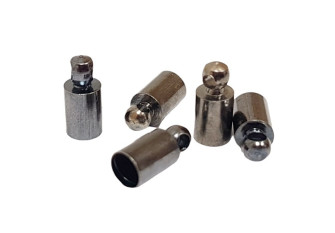 Finishing detail with eyelet 4x9mm | Darkened nickel