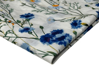 Cotton - canvas Cornflowers