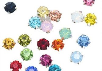 Stitched Crystals Round 4mm | 50pcs