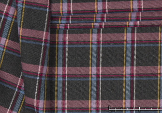 Checkered fabric Grey pink