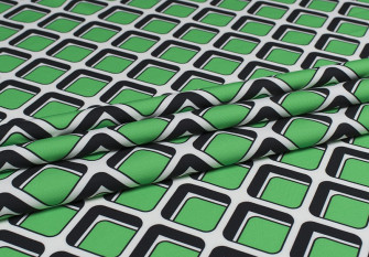 Barbie (Marchiano) fabric Squares in green