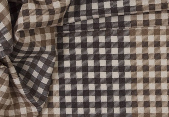 Barbie (Marchiano) fabric Brown checks