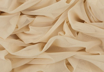 Elastic tulle Light beige