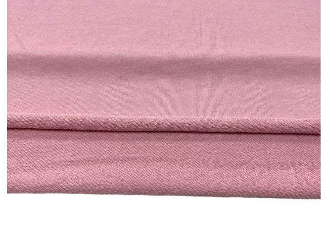 Three-thread terry knitted fabric Pink pigiau