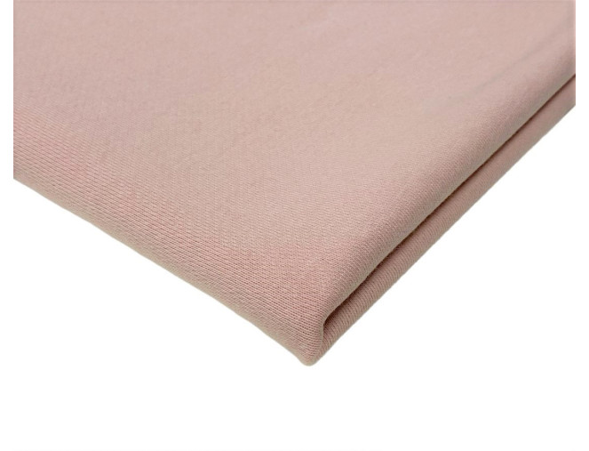 Three-thread terry knitted fabric Powder pink
