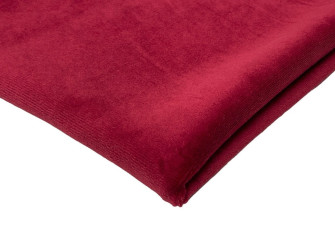 Medvilninis veliūras Bordo 220gr/kv.m.
