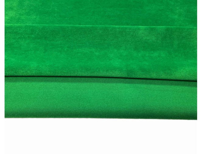 Medvilninis veliūras Žalia 220gr/kv.m. pigiau