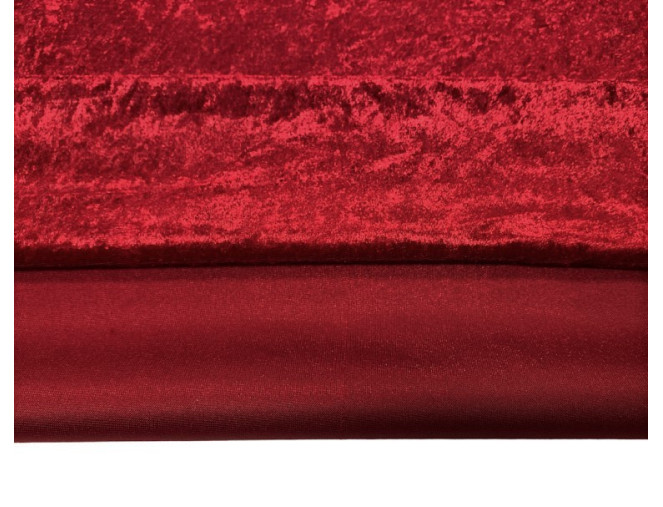 Glamžytas aksomas Tamsi raudona plonesnis pigiau