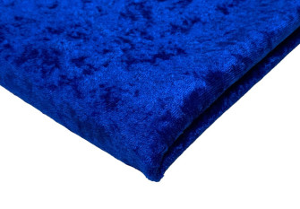 Glamžytas aksomas Mėlynas plonesnis