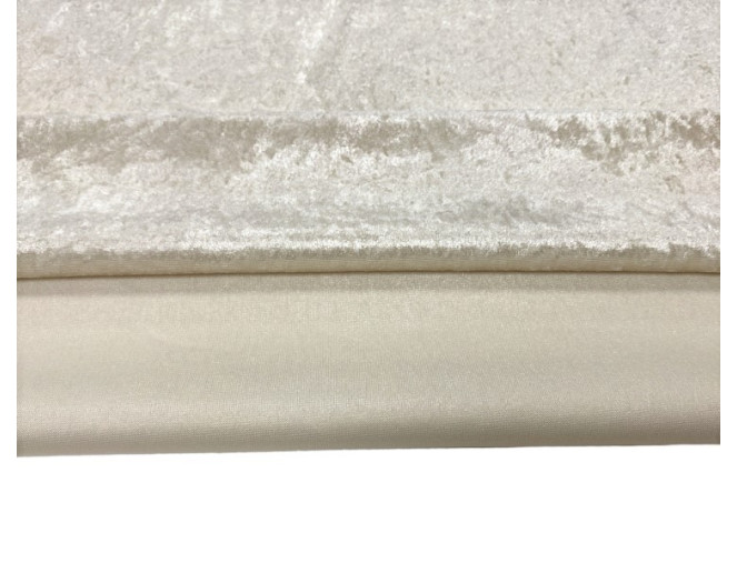 Glamžytas aksomas Ekru plonesnis pigiau