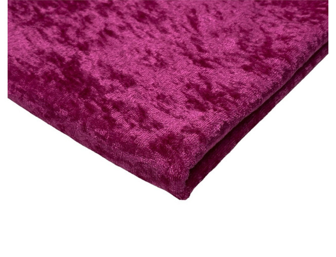 Glamžytas aksomas Fuksija plonesnis