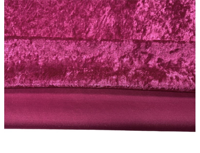 Glamžytas aksomas Fuksija plonesnis pigiau