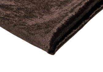 Pleated velvet Brown thinner