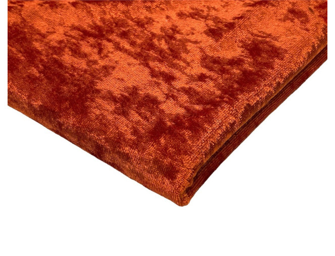 Glamžytas aksomas Sodri oranžinė plonesnis