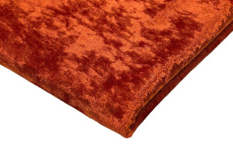 Glamžytas aksomas Sodri oranžinė plonesnis