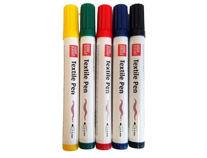 Markers (markers) for textiles 2 - 4mm | 5pcs. internetu