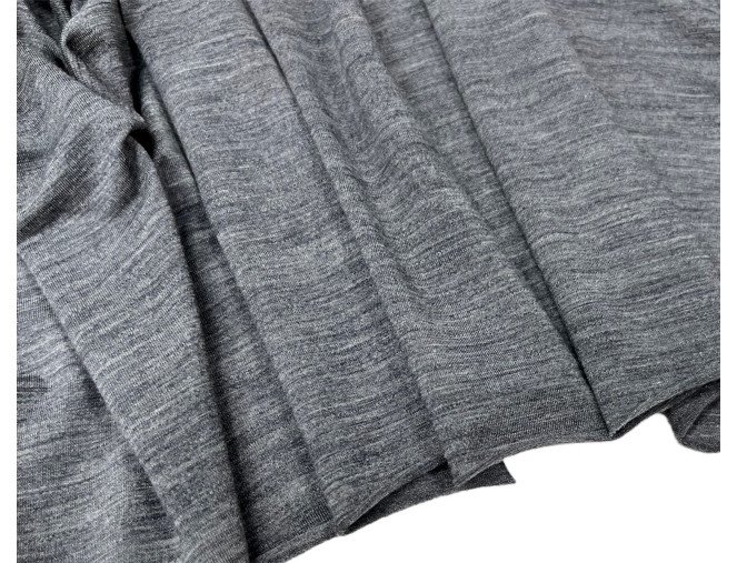 Merino vilnos trikotažas Pilkas pigiau