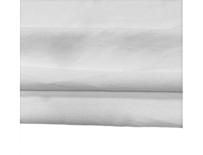 Knitted fabric White 240gr/kv.m. pigiau