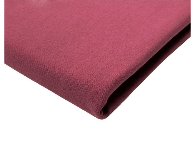 Knitted fabric Dark heather pink 240gr/kv.m.