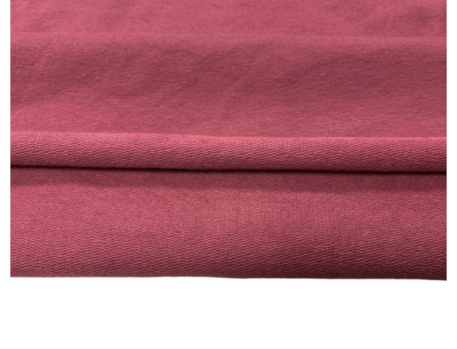 Knitted fabric Dark heather pink 240gr/kv.m. pigiau
