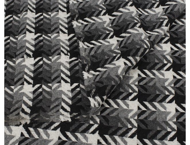 Vilnonis audinys Pilki raštai pigiau