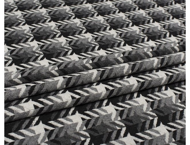 Vilnonis audinys Pilki raštai