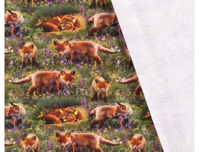 Kilpinis trikotažas Lapės 3D pigiau