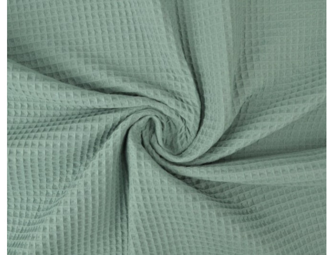Vaflinis audinys Old green