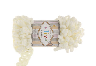 Alize puffy 100gr | 9m Spalva-ekru