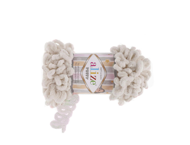 Alize puffy 100gr | 9m Spalva - 599 Kreminė