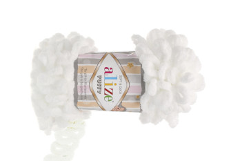 Alize puffy 100gr | 9m Spalva Balta