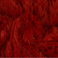 Faux fur - plush Red
