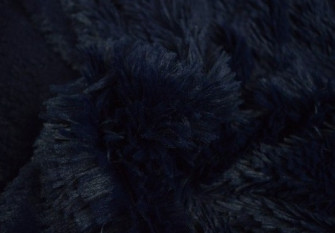 Faux Fur - Plush Navy