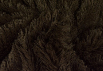 Faux fur - plush Brown