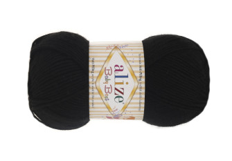 Alize baby best 60 Juoda