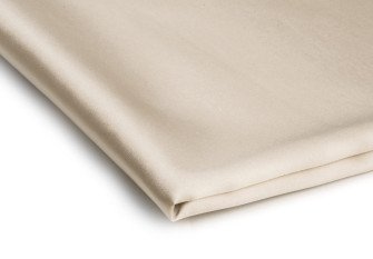 Thin satin fabric with elastane Light Beige