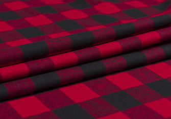 Languota flanelė Raudona